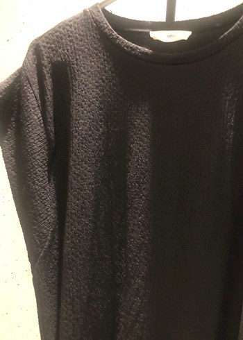 Siyah Kemerli Kadın Triko Elbise - Görsel 3