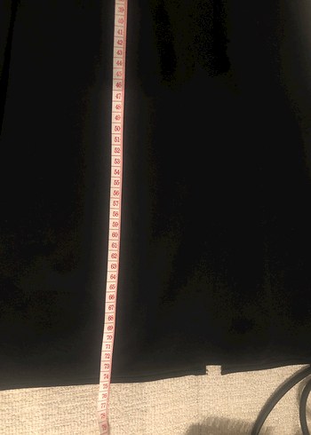 Uzun Kollu Siyah Mini Elbise - Görsel 8