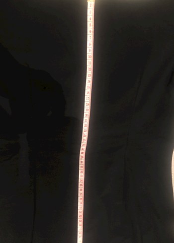 Uzun Kollu Siyah Mini Elbise - Görsel 7