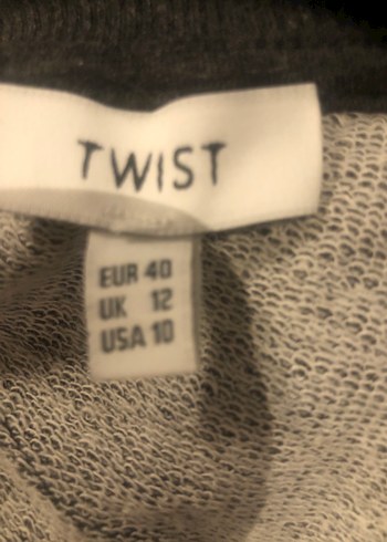 Gri Uzun Kollu Rahat Kesim Kadın Elbise - Görsel 7