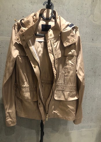 Bej yağmurluk - Görsel 4