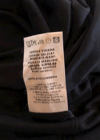 Siyah Kolsuz Midi Hamile Elbisesi - Görsel 8