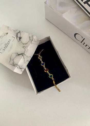 Renkli Taşlı Çelik Şahmeran - Görsel 2