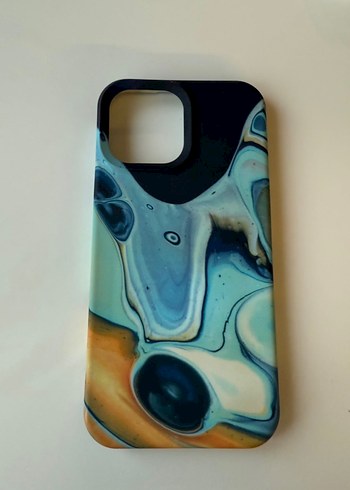 Iphone 14 Pro Max Mavi Desenli Telefon Kılıfı - Görsel 2