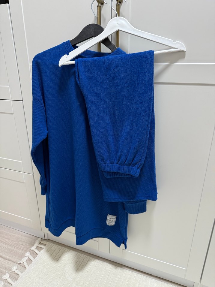 Koyu Mavi Basic pantolonu Takımı - Görsel 2