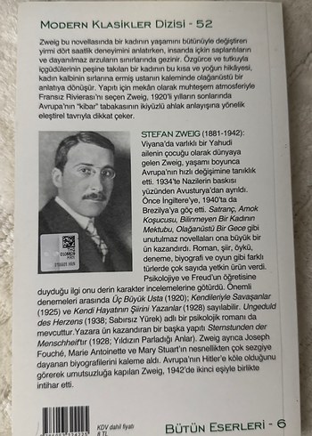 Stefan Zweig Modern Klasikler Seti - 5 Kitap - Görsel 7