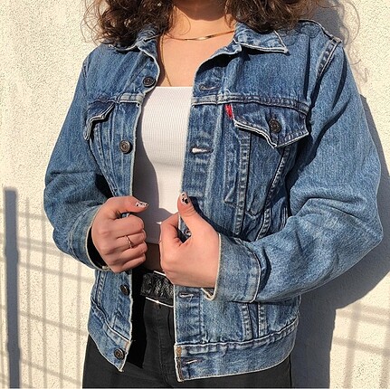 Vintage unisex Levis kot ceket