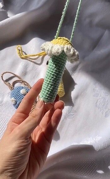  Beden Lipstick kılıfı dudak balmı ruj amigurumi handmade parlatıcı