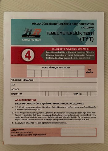 2019 ve 2021 TYT Tipki Basım Soru Seti