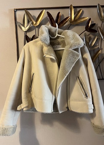 Ekru Nubuk Kadın Ceket - Görsel 6