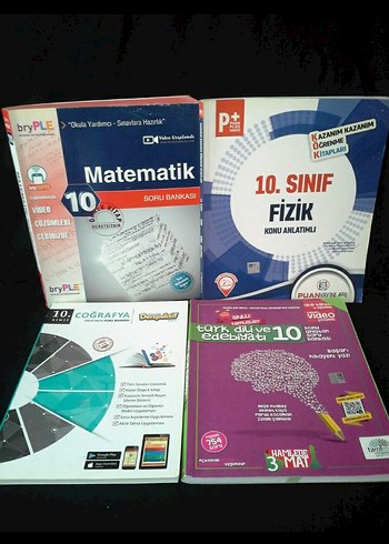 10. Sınıf Soru Bankası ve Konu Anlatımlı Kitaplar