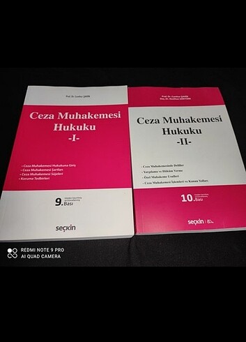 CEZA MUHAKEMESİ HUKUKU 2 CİLT TAKIM