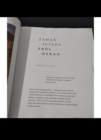 ZAMAN İÇİNDE EROL DERAN