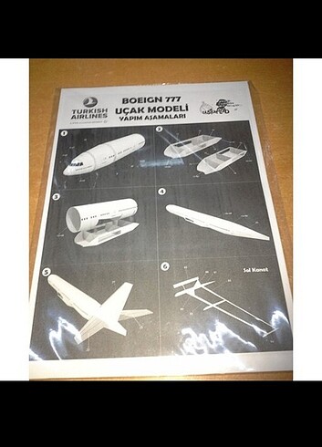 BOEIGN 777 UÇAK MODELİ YAPIM AŞAMALARI