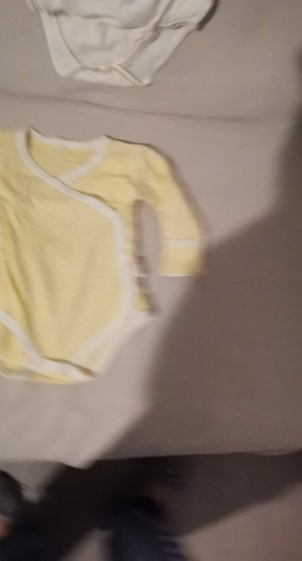 Bebek Erkek kız Uzun Kollu Beyaz Pamuklu Body 68 cm - Görsel 4