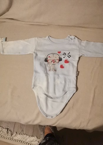 Uzun Kollu Pamuklu Bebek Çıtçıtlı Body 6-9 ay - Görsel 8