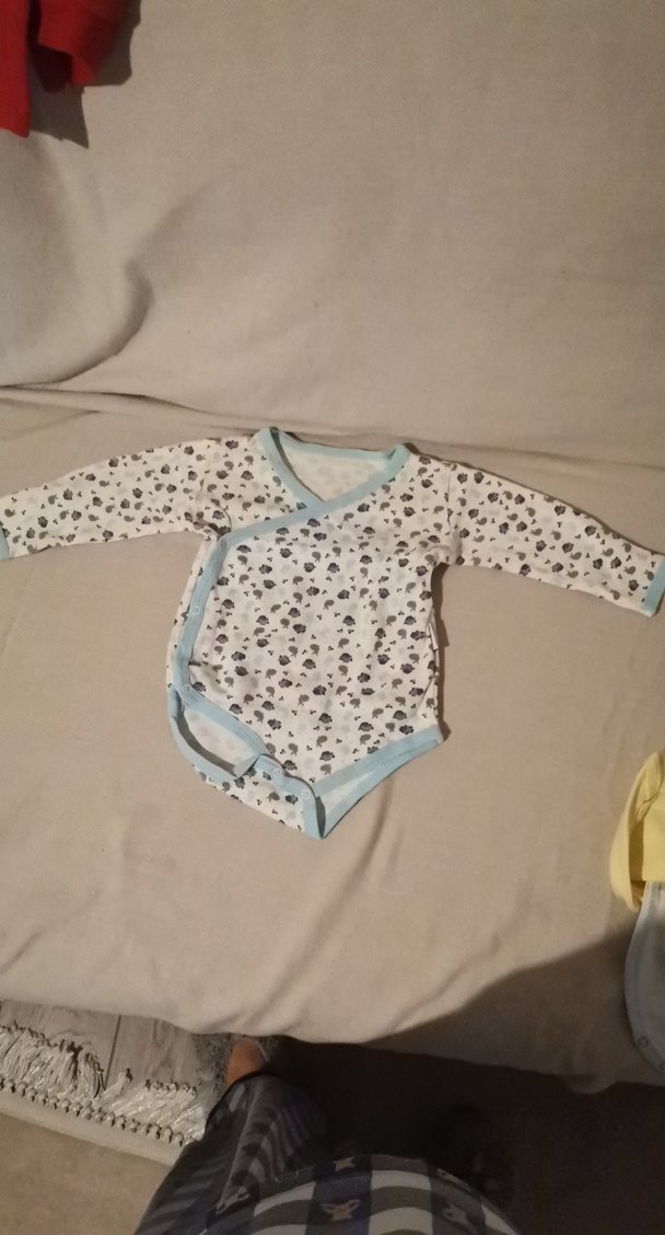 Uzun Kollu Pamuklu Bebek Çıtçıtlı Body 6-9 ay - Görsel 5