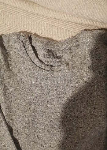 Gri ve Beyaz yzun kollu Çocuk İçlik Takımı - Görsel 2