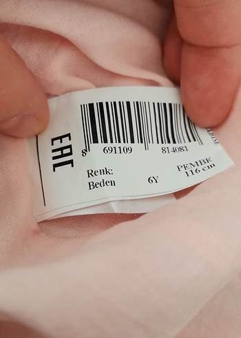 Kız Çocuk Pembe Fırfırlı Bohem Elbise - Görsel 5