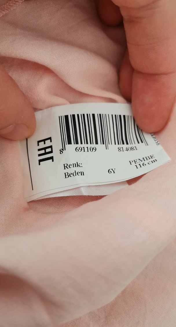 Kız Çocuk Pembe Fırfırlı Bohem Elbise - Görsel 5