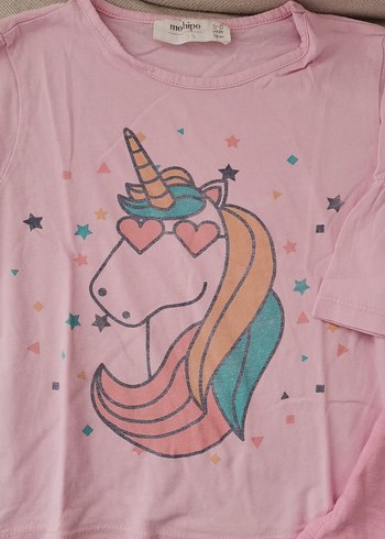 Kız Çocuk Pastel Renkli Baskılı Tişörtler - Görsel 5