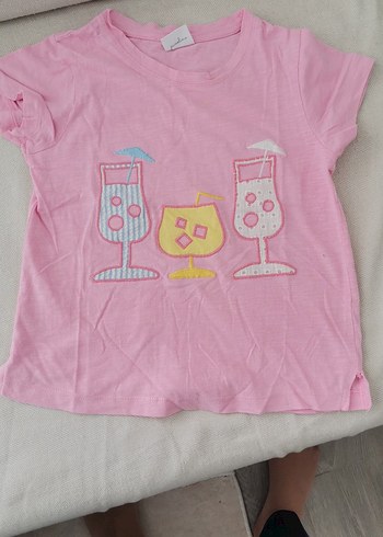 Kız Çocuk Pastel Renkli Baskılı Tişörtler - Görsel 8