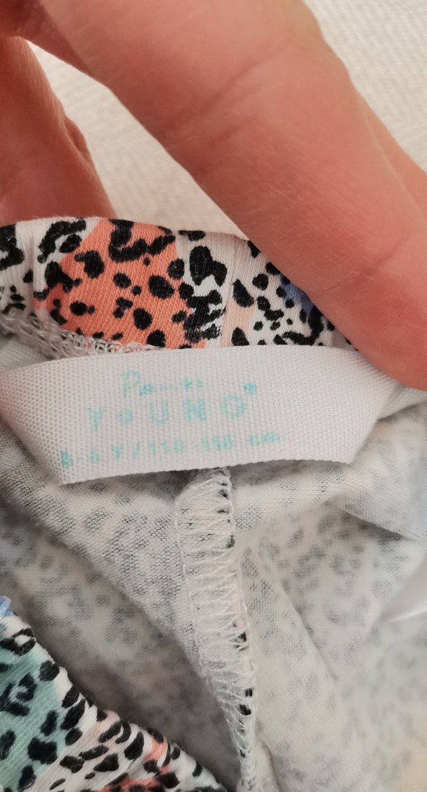 Kız Çocuk Renkli Tie-Dye Tayt 5-6 yaş - Görsel 2