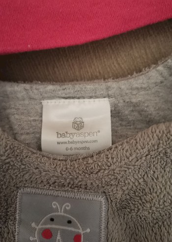 Pembe Gri Noktalı Bebek Uyku Tulumu ve Şapka, 0-6 ay - Görsel 4