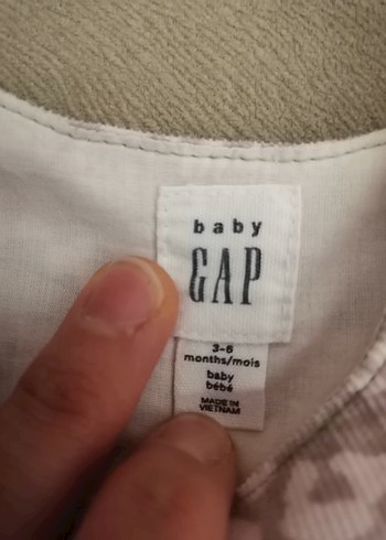 Kız Çocuk Gri Fırfırlı Elbise / Jile, 3-6 ay - Görsel 2