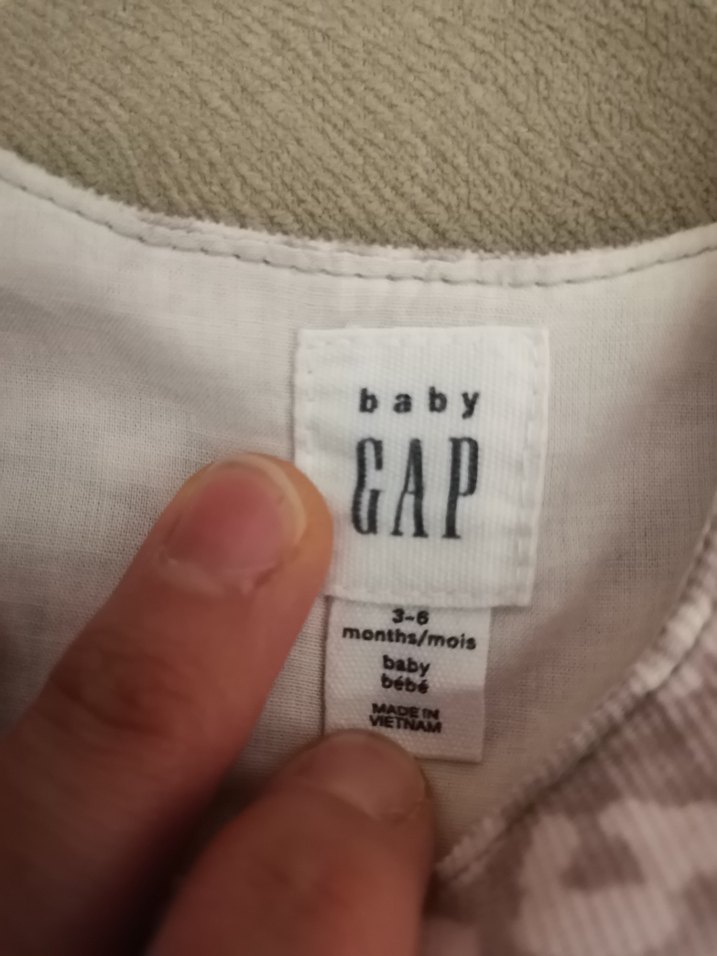 Kız Çocuk Gri Fırfırlı Elbise / Jile, 3-6 ay - Görsel 2