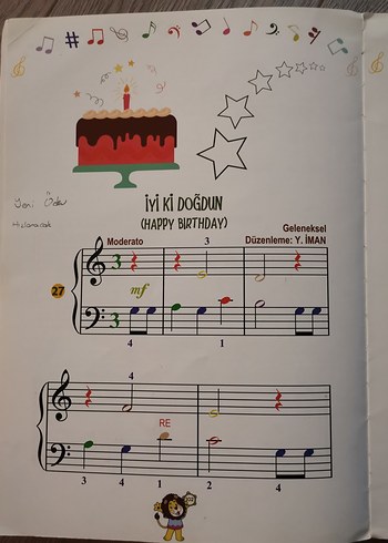 Okul Öncesi Çocuklar İçin Piyano Metodu (Yalçın İman) - Görsel 4