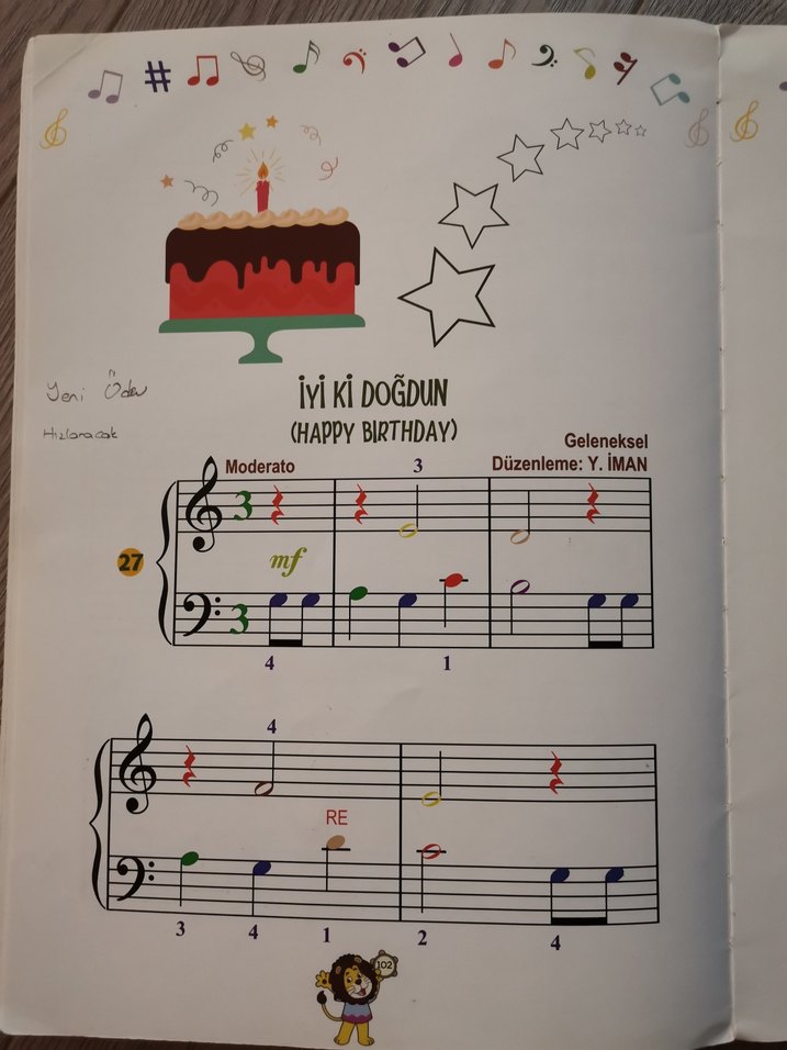 Okul Öncesi Çocuklar İçin Piyano Metodu (Yalçın İman) - Görsel 4