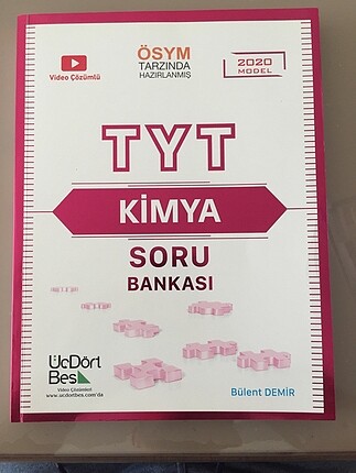 TYT Kimya Soru Bankası Üç Dört Beş Yayınları 3 4 5 YKS Dınavı