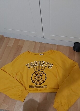 Crop oversize sweatshirt