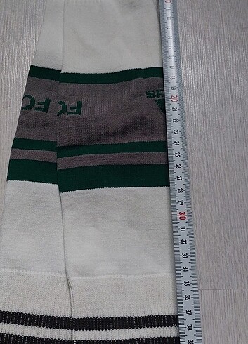  Beden beyaz Renk Orjinal Adidas FCB Uzun Futbol Çorabı