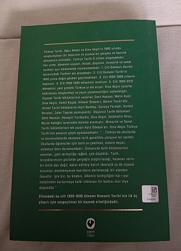  Beden Osmanlı Devleti 1300-1600 kitabı