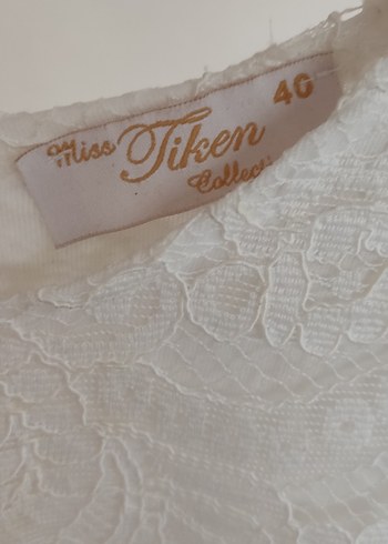 Dantel İşlemeli Beyaz Kadın Bluz - Görsel 2