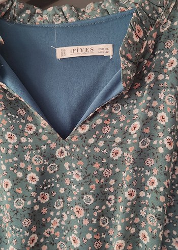 Gri Bohem Uzun Kollu Uzun Elbise - Görsel 7