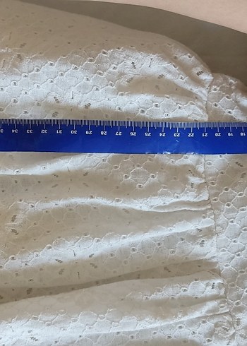 Kız Çocuk Beyaz Nakışlı Pamuklu Elbise - Görsel 8