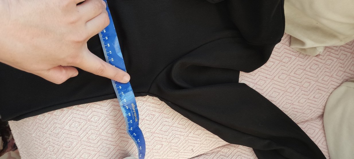 Düğmeli Siyah Kadın Uzun Elbise - Görsel 4