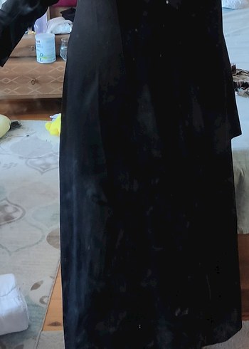 FUMO COLLECTION Siyah Uzun Kol Elbise - Görsel 5