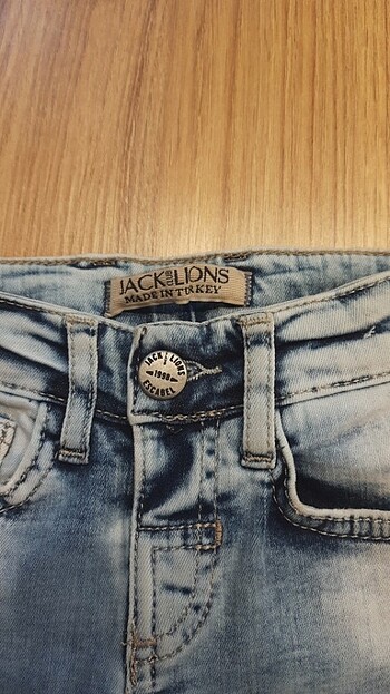 9-12 Ay Beden Jack Lions Erkek Bebek Kot Jeans