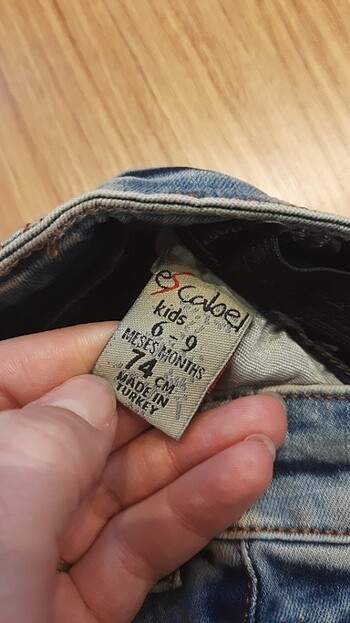 6-9 Ay Beden Escabel Bebe Kot Jeans