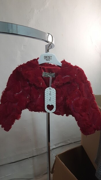 Kırmızı Bebe Bolero