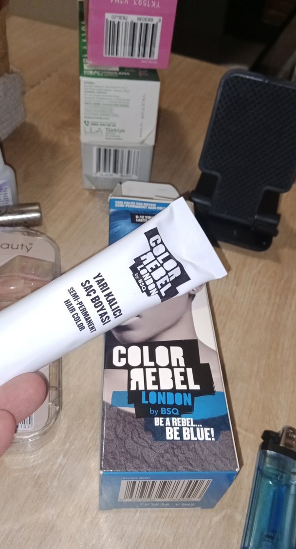 color london mavi saç boyası - Görsel 3