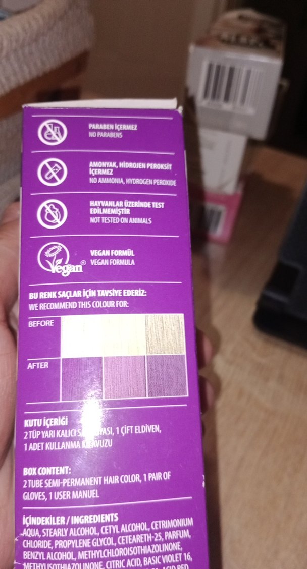 Color Rebel Mor Saç Boyası - Görsel 3