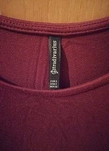 Çan etek bordo elbise  - Görsel 3