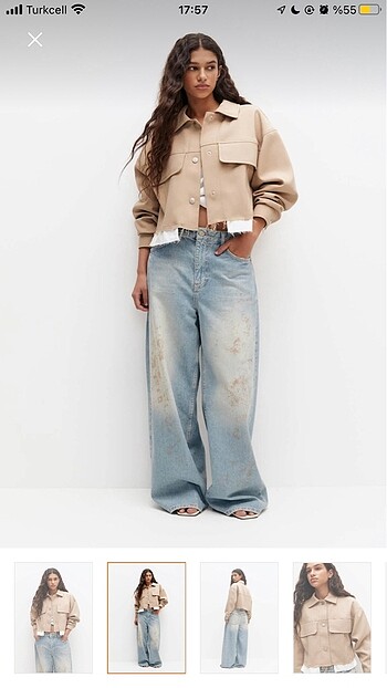 Pull and Bear Crop ceket