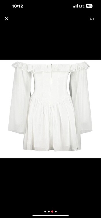 Beyaz abiye - Görsel 3