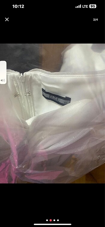 Beyaz abiye - Görsel 2